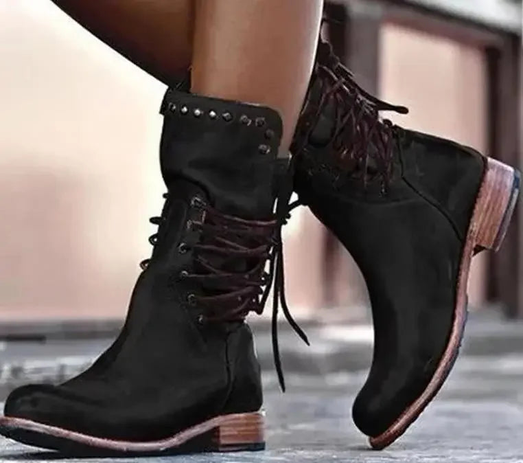 Grace™ | Klasik Konfor Deri Botlar